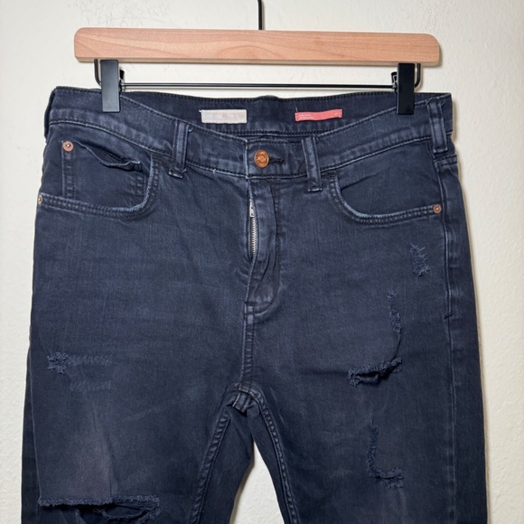 Pilcro Anthropologie Jeans Women's Size 27 Black The Heritage Boyfriend - Picture 3 of 6